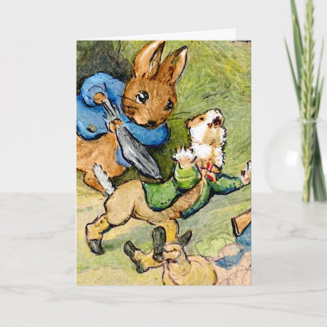 Tarjeta Festiva Ataque conyugal de Pascua (Anverso)
