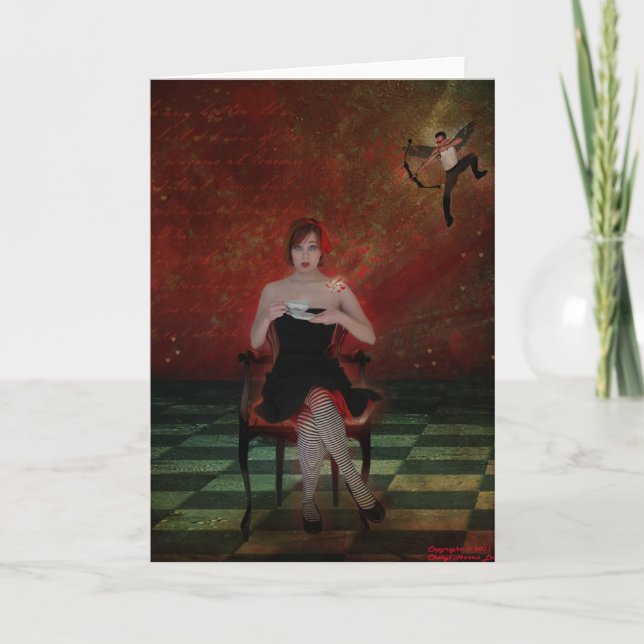 Tarjeta Festiva ¡Ataque del corazón! (Anverso)