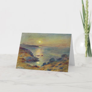 Tarjeta Festiva Atardecer de Douarnenez