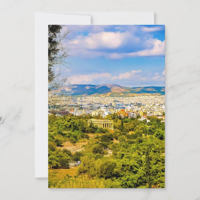 Tarjeta Festiva Atenas (Anverso)