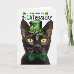 Tarjeta Festiva Atentado con el Día del Gato Negro de Bombay