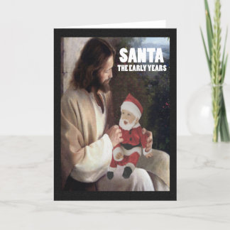 Tarjeta Festiva Ateo de Santa