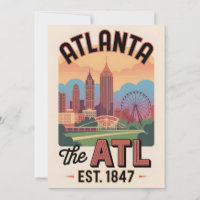 Atlanta Vintage Georgia El ATL Viaje Retro