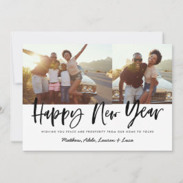 Tarjeta Festiva audaz guión feliz año nuevo foto nuevo año nuevo