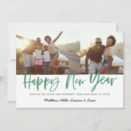 Tarjeta Festiva audaz guión feliz año nuevo foto nuevo año nuevo