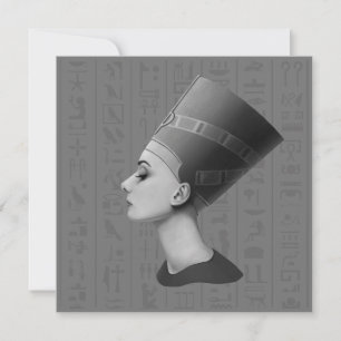 Tarjeta Festiva Audrey Hepburn Nefertiti