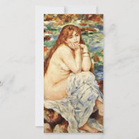 Auguste Renoir - Bather Seed On A Sand Bank