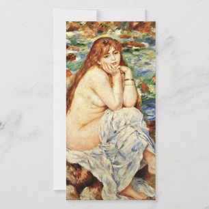 Tarjeta Festiva Auguste Renoir - Bather Seed On A Sand Bank