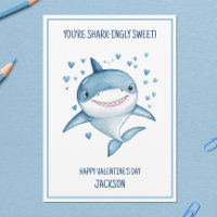 Aula de la Escuela de Shark Boys Feliz Día de San 