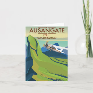 Tarjeta Festiva Ausangate Perú. ¡En aventura!
