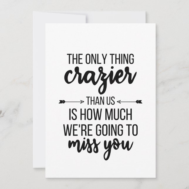 Tarjeta Festiva Ausencia del regalo, Jefe saliendo, mejor regalo d (Anverso)