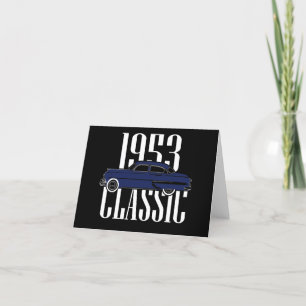 Tarjeta Festiva Auto clásico de 1953