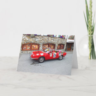 Tarjeta Festiva Auto deportivo en Seefeld en Tirol