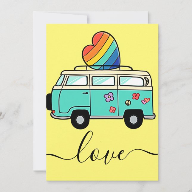 Tarjeta Festiva autobús del amor (Anverso)