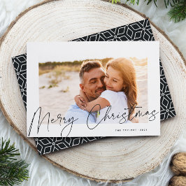 Tarjeta Festiva Autografo | Fotos navideñas de Feliz