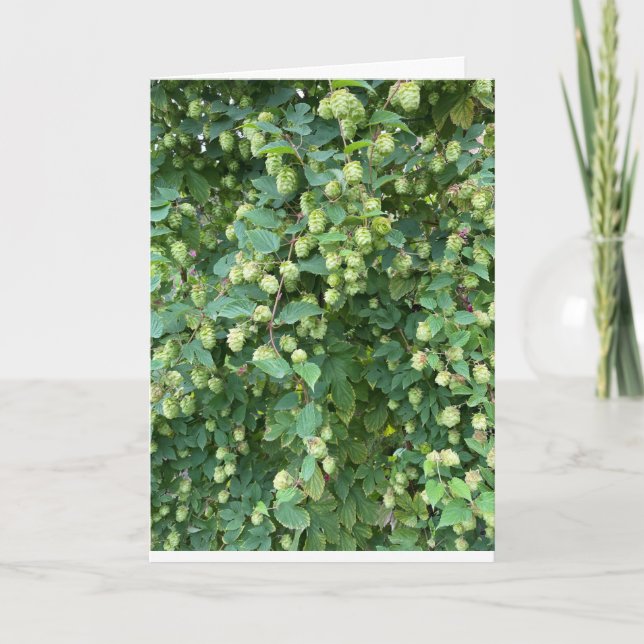 Tarjeta Festiva Autumn Hop Blank (Anverso)