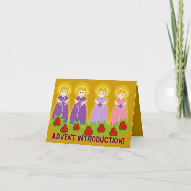 Tarjeta Festiva ¡AVANZAR LA INTRODUCCIÓN! -Personalizar (Anverso)