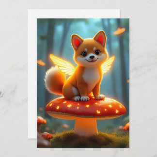 Tarjeta Festiva Aventura del hada de Shiba