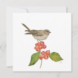 Tarjeta Festiva Aves acuáticas "Sylvia curruca"