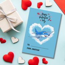 Avión Azul Adorable, Escuela de Niños, Día de San
