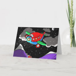 Tarjeta Festiva Avión de Santa Express para el autismo