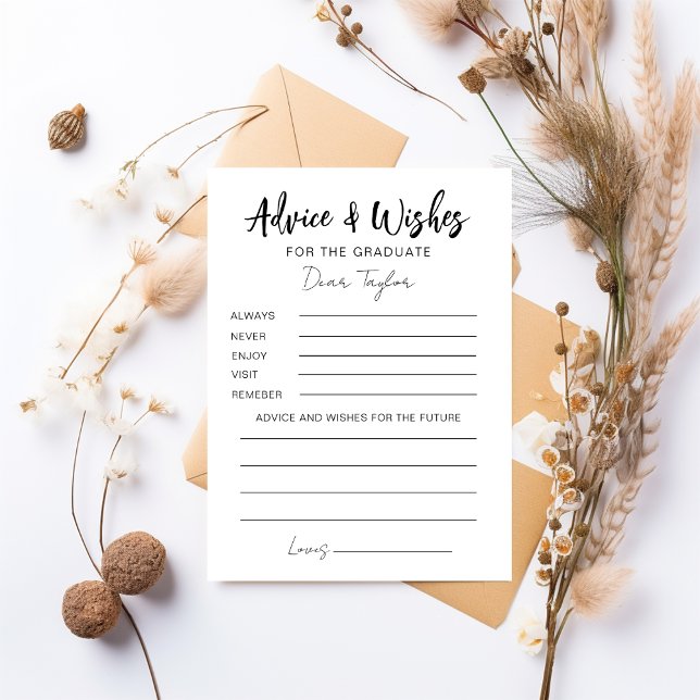 Tarjeta Festiva Aviso y deseos de graduación para el Fiesta de gra (Subido por el creador)