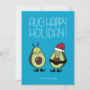Tarjeta Festiva Avo Happy Holiday - Cerulean