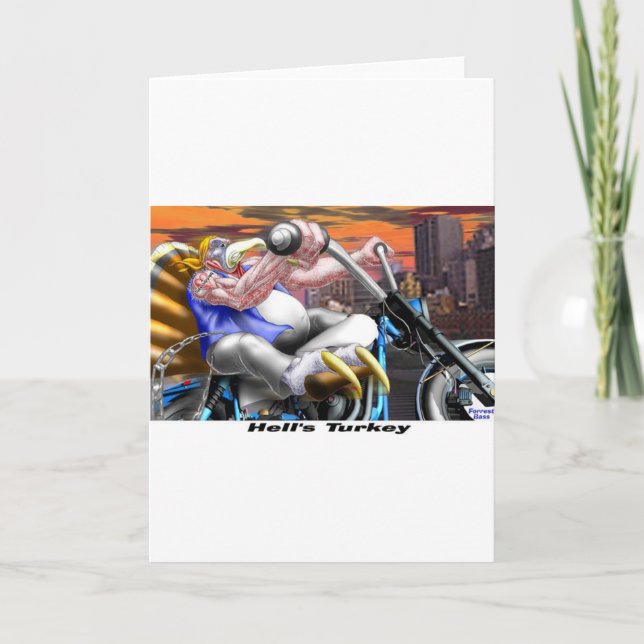 Tarjeta Festiva Ayudando a Turquía a divertirse en el Día de Acció (Anverso)