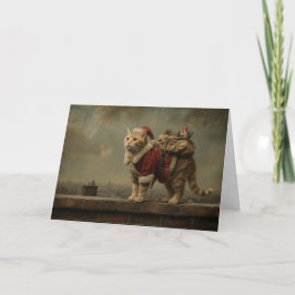Tarjeta Festiva Ayudante de Santa