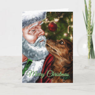 Tarjeta Festiva Ayudante de Santa