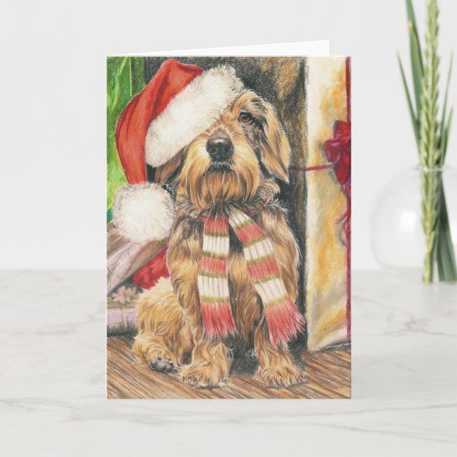 Tarjeta Festiva Ayudante de Santa (Anverso)