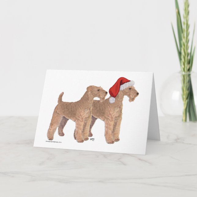 Tarjeta Festiva Ayudantes de Santa (Anverso)