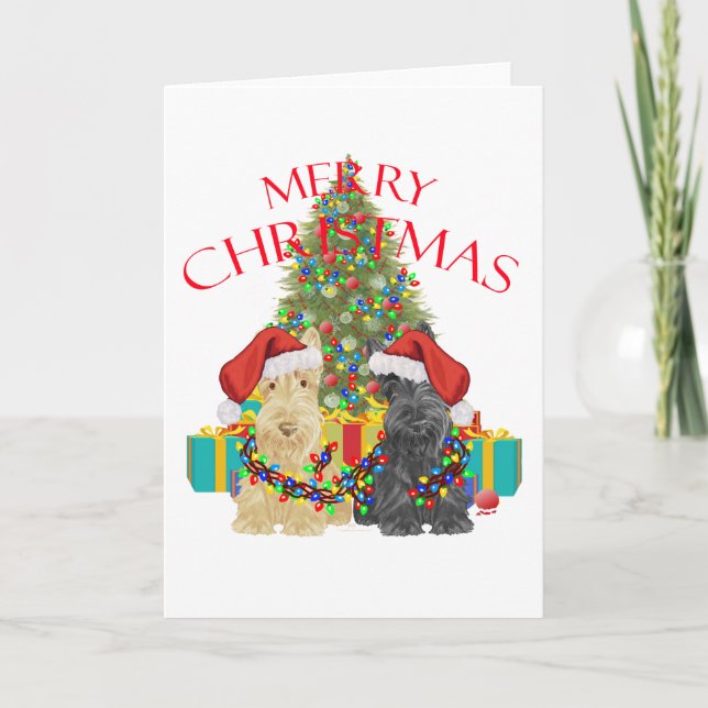 Tarjeta Festiva Ayudantes de Santa (Anverso)