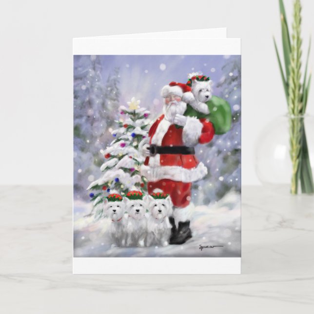 Tarjeta Festiva Ayudantes de Santa (Anverso)