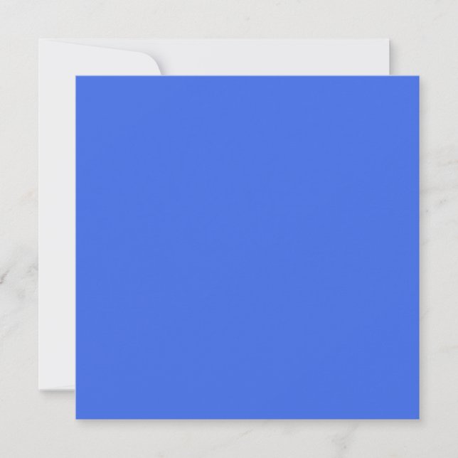 Tarjeta Festiva Azul (color sólido) (Anverso)