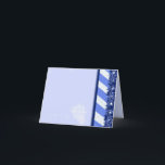 Tarjeta Festiva Azul de Invierno<br><div class="desc">Arte Original de Thedustyphoenix.</div>