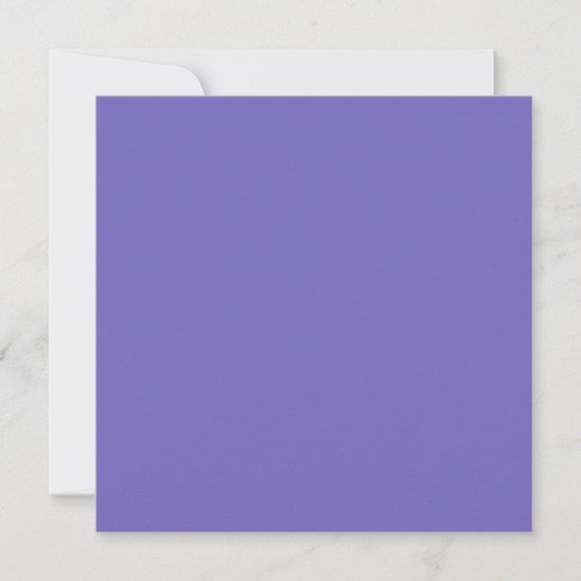 Tarjeta Festiva Azul-violeta (Crayola) (color sólido) (Anverso)