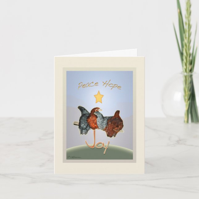 Tarjeta Festiva Baby backyard: Holiday Card