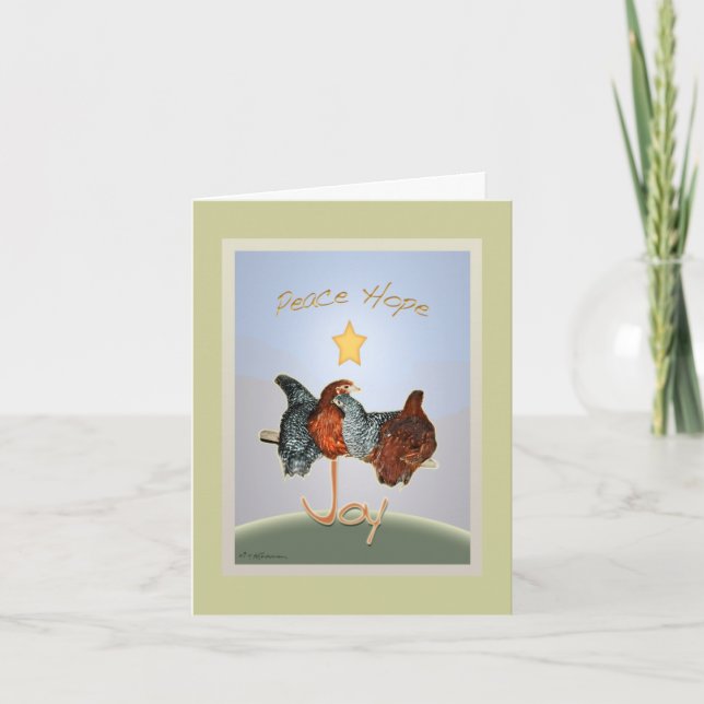 Tarjeta Festiva Baby backyard: Holiday Card (Anverso)