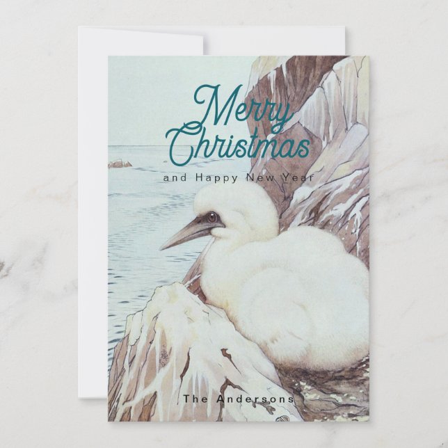 Tarjeta Festiva Baby bird (Anverso)