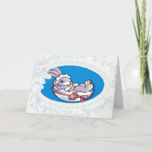 Tarjeta Festiva Baby Bunny Easter Card