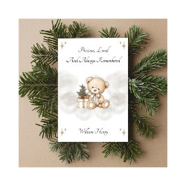 Tarjeta Festiva Baby Loss Always Remembered Christmas Card