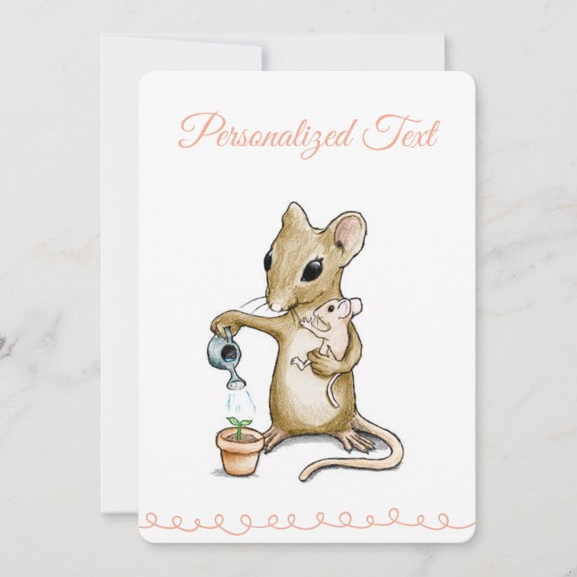 Tarjeta Festiva Baby Shower Card (Anverso)