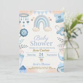 Tarjeta Festiva Baby Shower Invitation