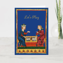 Tarjeta Festiva Backgammon: Personalizable