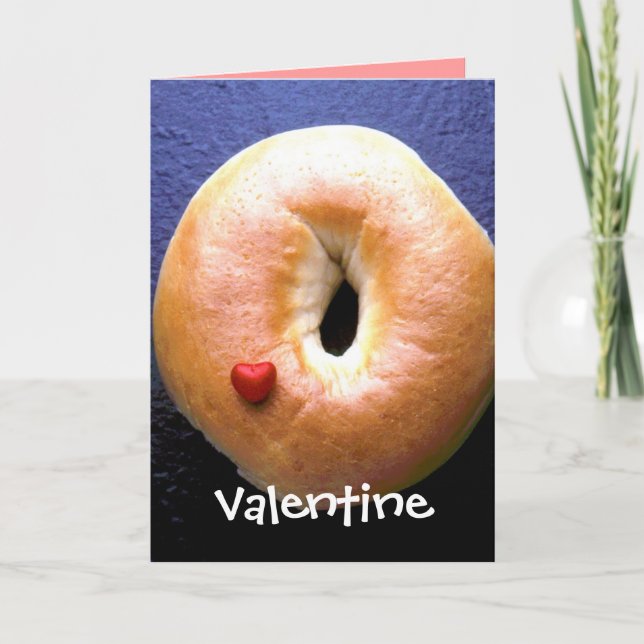 Tarjeta Festiva Bagel Lover (Anverso)