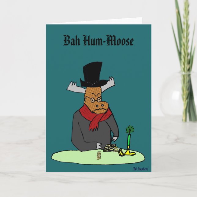 Tarjeta Festiva Bah Hum-Moose, (Anverso)