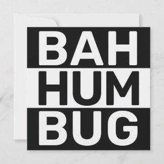 Tarjeta Festiva Bah humbug