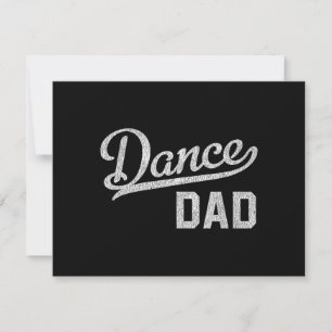 Tarjeta Festiva Baila Papá Orgulloso Bailarín Padre