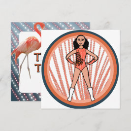 Tarjeta Festiva Bailarín de Flamenco